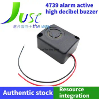 4739 alarm active high decibel buzzer 12V 24V square piezoelectric safe 47 * 39 * 23MM