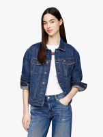 Tommy Hilfiger Tommy Jeans - Mom Faded Denim Trucker Jacket - Blue