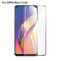 2PCS For OPPO reno5 lite 3D Tempered Glass Film Screen Protector Protective Full Cover Protection For OPPO reno 5 lite 5Lite