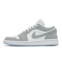 Nike 休閒鞋 限量 W Air Jordan 1代 男鞋 小Dior 喬丹 AJ1 果凍底 白灰 DC0774-105