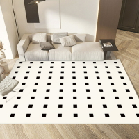日式圈絨地毯 素色客廳地毯全 3印染底部地墊