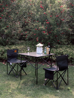 Fantasy Garden夢花園戶外鋁合金折疊桌便攜式露營野餐燒烤擺攤桌