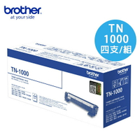 brother TN-1000 原廠黑色碳粉匣(四入組)