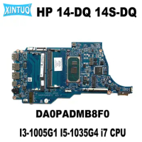 DA0PADMB8F0 for HP 14-DQ 14S-DQ Laptop Motherboard with I3-1005G1 I5-1035G4 i7 CPU DDR4 L88847-001 L70914-601 100% tested work