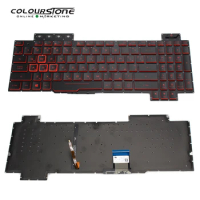 New Arrival Laptop ASUS Keyboard US UA FX505GD 348MM (UA) 0KN1-5J1RU21 Black With RED Backlit
