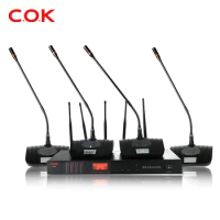 M-333 Multiple Wireless Channel, Wireless Goose Neck Conference Microphone 4-8-12-16-20--40-60-80 Wireless Microphone System