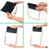 【May Shop】CLS輕量鋁合金摺疊凳子 方便攜帶(加大款)