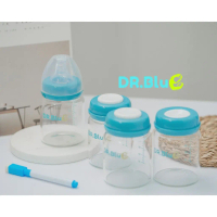 Hot Sale DR BLUE High Borosilicate Glass Bottle /Milk Bottle/ Milk Storage Bottle / Glass Bottle / b