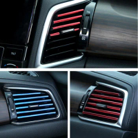 Car Air Outlet Decoration Strip Interior Accessories for BMW X1 X3 X5 1 3 5-series F30 F34 320 328 325 GT E90