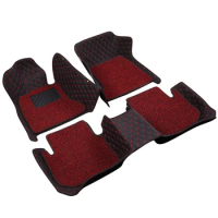 Right Hand Drive Double Layer Custom Car Floor Mat for Mazda CX-3 CX-5 CX-8 CX-9 Auto Carpet Accessories Syling Interior Parts
