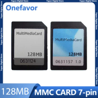 7-pin MMC Memory Card MultiMedia Card 128MB MMC Card for car audio mobile phone factory testing equipped QD camera printer