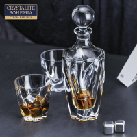 捷克BOHEMIA進口威士忌杯酒具酒樽歐式創意洋酒杯水晶杯家用套裝