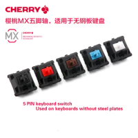 Original Cherry MX Mechanical Keyboard Switch Black Red Blue Brown white Axis Shaft Switch 5-pin Cherry Clear Switch