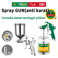FEIBAO Spray Gun steanless steel 200cc-1800cc Bukaan nozzle 0.5mm-3.0mm kepala bkompresor Terbaik