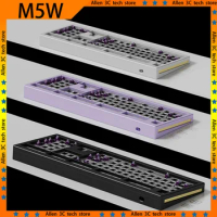 AKKO Monsgeek M5W Mechanical Keyboard Kit Aluminum Alloy Three Mode Bluetooth Hot-Swap RGB Office Gamer PC Gaming Keyboard Kit