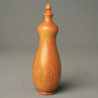 【荒木雕塑藝品】聞香寶瓶(台灣檜木3)
