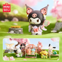 Miniso Sanrio New Rhyme Flower Dress Series Blind Box Toy Fashion Play Desktop Decor Cute Children's Fun Doll Kids Birthday Gift