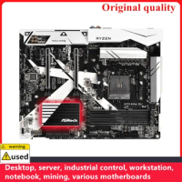 Used For ASROCK X370 KILLER SLI Motherboards Socket AM4 DDR4 64GB For AMD X370 Desktop Mainboard M,2 NVME USB3.0