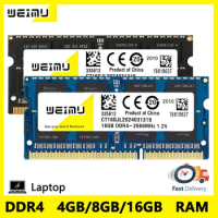 DDR4 4GB 8GB 16GB Laptop Memoria Ram 2133 2400 2666 3200Mhz PC4 1.2V 260Pin 17000 19200 21300 Sodimm Notebook DDR4 Memory RAM