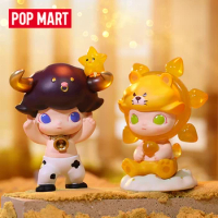 POP MART Dimoo Zodiac Series Mystery Box 1PC/12PC Toys Figure Action Figure Birthday Gift Kid Toy Free Shipping Mysterious Box