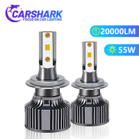 Carshark H1 H4 3570 CSP Led Headlights 12V 55W 20000LM H7 H8 H9 H11 Car Lights 9005 HB3 9006 HB4 9012 HIR2 Auto Bulbs Fog Lamps