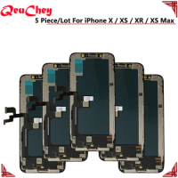 5 Piece/Lot For iPhone X / XS / XR / XS Max LCD Display Monitor Mudule Touch Screen Digitizer Sensor Panel Assembly