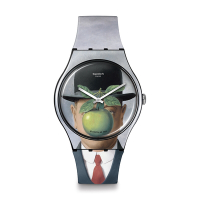 Swatch 藝術之旅系列 馬格利特-人子 原創系列手錶 (41mm) 男錶 女錶