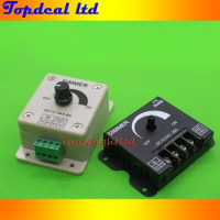 DC 12V /24V 30A 360W 2CH LED Switch Dimmer Controller For Led Strip Single Colo