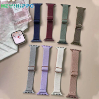Dây Nylon Co Giãn Có Thể Điều Chỉnh Cho Apple Watch Series 8 / 7 / 6 / SE / 5, Eo Thon Gọn, Mẫu Than