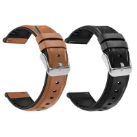 GTR4 Smart Watchband 22mm Silicone Leather Strap for Huami Amazfit GTR 47mm 4 3 2 2E Bracelet GTR3 Pro Band For Amazfit Pace