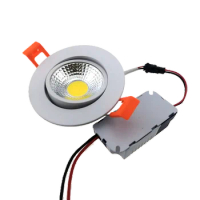 50PCS Wholesale 220V 110V COB LED Downlight Dimmable 7W 9W 12W 15W Adjust Angle Foyer Ceiling Lamp White Spot Light EU VAT Free