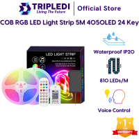 TRIPLEDI LED Strip COB RGB 5 Meter 4050 LED WiFi Bluetooth Alexa Google Assistant Home Smart Lightni