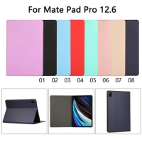 For Huawei Matepad Pro 12.6 Cover For Matepad Pro 12.6 2021 Case Coque PU Leather Flip Fold Tablet Shell WGR-W09 WGR-W19/AN19