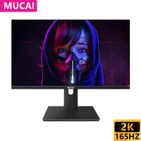 MUCAI 24 Inch Monitor 2K165Hz IPS PC 144Hz Desktop Gamer Computer Screen QHD LCD Display Flat Panel HDMI-compatible/DP/2560*1440