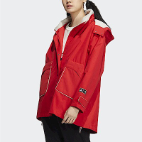 Adidas Warm Jkt T1 HZ2995 女 連帽外套 高領 防風 運動 休閒 戶外 CNY 亞洲版 紅