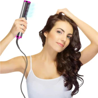 Hair Dryer Brush Salon Equipment Ionic Blower Comb Hot Air Brush Blow Dryer Hair Straightener