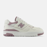 【NEW BALANCE】550 復古鞋 女鞋 休閒鞋 米 白 紫 B楦 NB(BBW550AK)