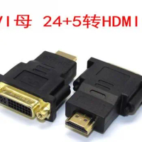 HDTV Transfer head Socket DVI 24+5 PIN to HDMI,female to male. new and original
