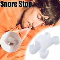 1PC Sleeping Aid Silicone Anti-Snoring Device Snore Stop Anti-Snoring Apnea Nose Breathe Clip Stop Snore Device Healthy Care