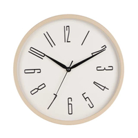 นาฬิกาแขวนผนังพลาสติก Neat KASSA HOME รุ่น JH6427 ขนาด 30.5 x 30.5 x 4.3 ซม. สีเบจ