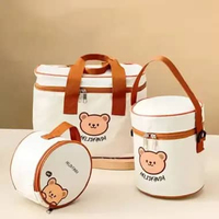 HELIDFANDA Lunch Box Bag Tas Bekal Thermal Insulation Motif Bear G21880-C2