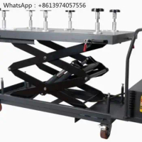 New energy vehicle battery lifter gearbox engine lifting mobile trolley battery pack disassembly lifting platform