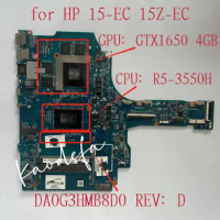 For HP Pavilion 15-EC 15Z-EC Laptop Motherboard With R5 3550H CTX1650 4GB L71929-601 L71929-001 DA0G3HMB8D0 G3HA