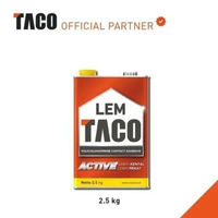 Lem Kuning TACO Active Serbaguna High Quality 2,5 KG | Lem Kuning Taco HPL Lantai Kayu Vinyl (1 KALE