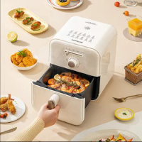 Joyoung Air Fryer Household 4L Oil-free Tender Low Fat Frying Precision Temperature Control Electric Fryer Chips Machine 220V