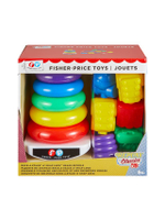 ของเล่นเสริมพัฒนาการ Rock-a-Stack and Snap Lock หลากสี