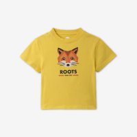 【Roots】Roots 小童- OUTDOOR ANIMAL短袖T恤(黃色)