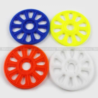 4Pcs 121T Slant Thread Main Drive Gear White for Trex T-rex 450 Helicopter