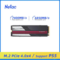 New Netac NV7000 SSD 1TB M.2 PCIe 4.0 x4 NVMe 7200MB/s SSD Drive 2TB 4TB M2 2280 5000MB/s Internal S