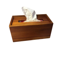 【吉迪市柚木家具】柚木長方面紙盒 ZAWD0018S2(木盒 存錢筒 置物盒 收納 擺飾)